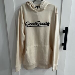 Good Good Golf White Oak Fleece Hoodie Cream Men's 2XL NWT